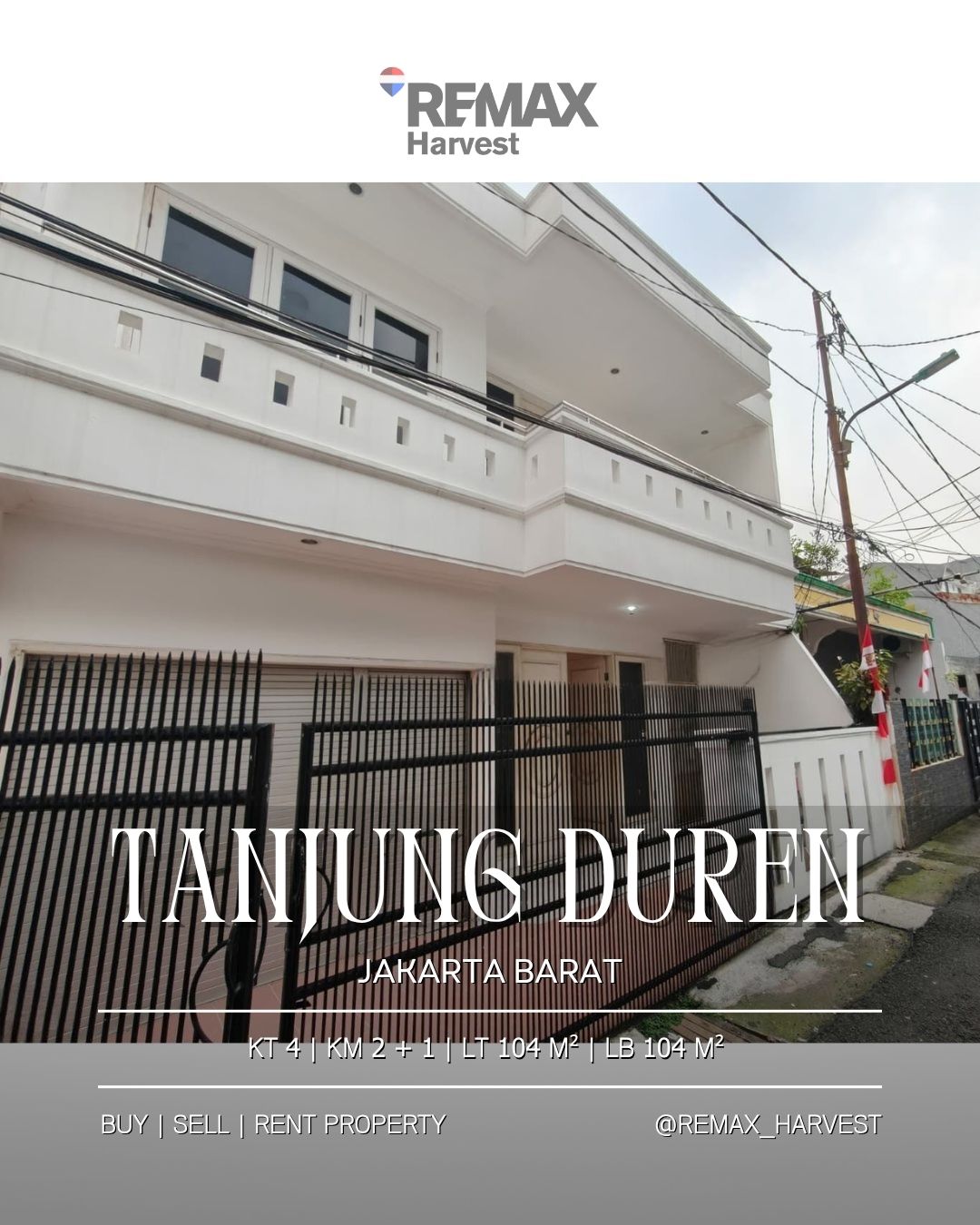 Rumah Strategis Tanjung Duren Jakarta Barat